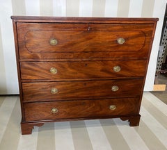 19th Century English Inlaid Butlers Chest