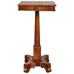 19th Century English Inlaid Palisander Game Table