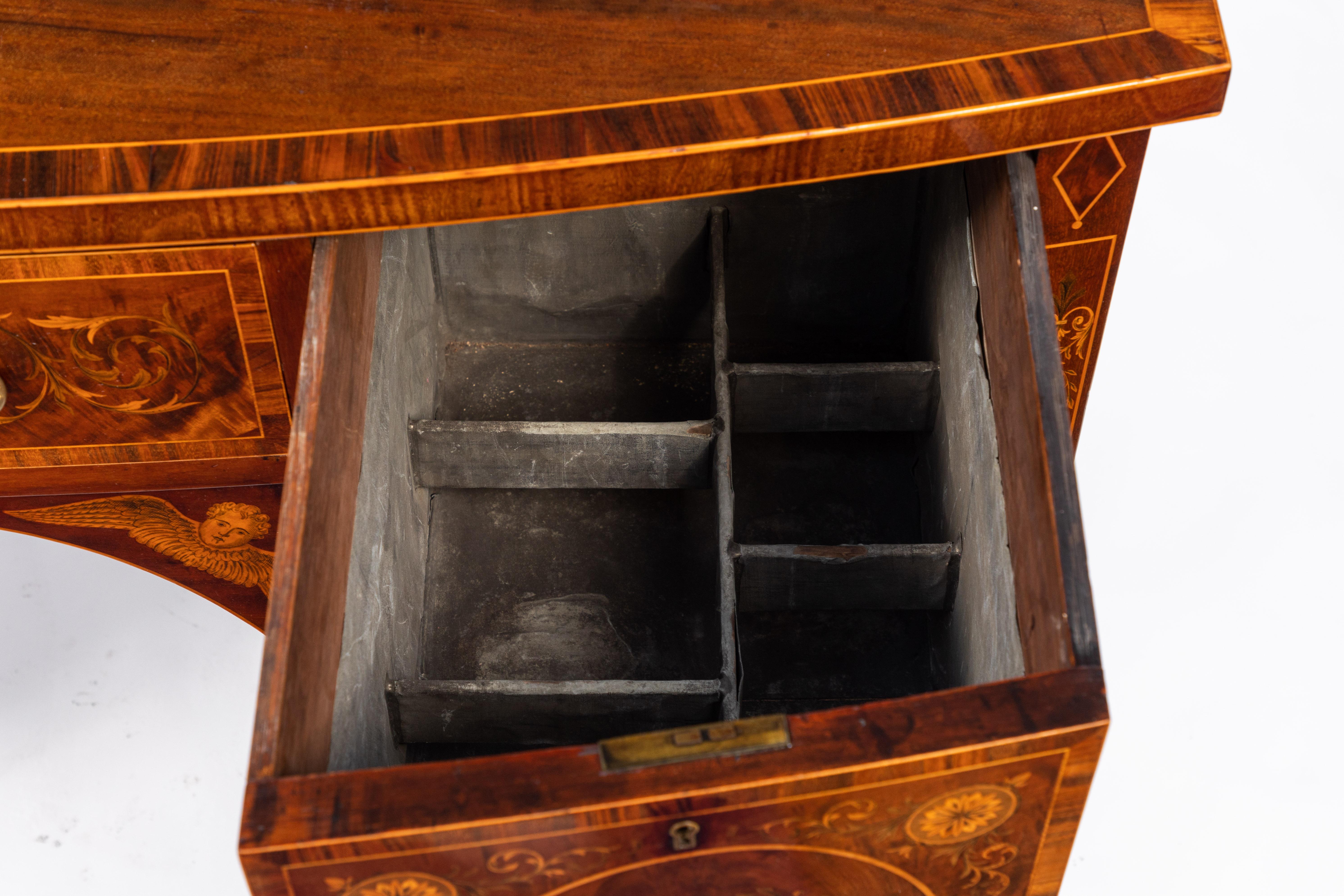 19th Century English Inlaid Sideboard 5