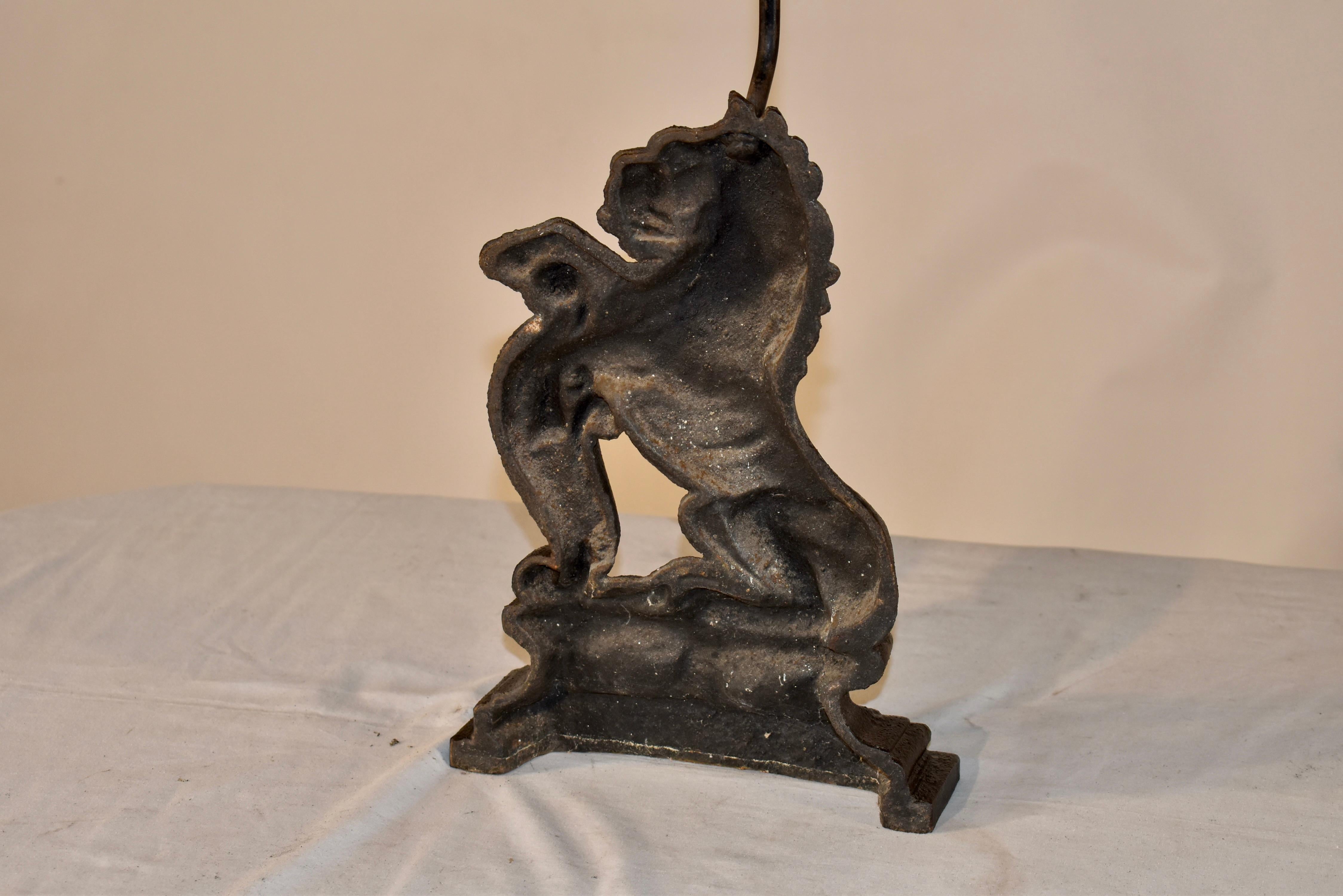 19th Century English Iron Doorstop For Sale 3