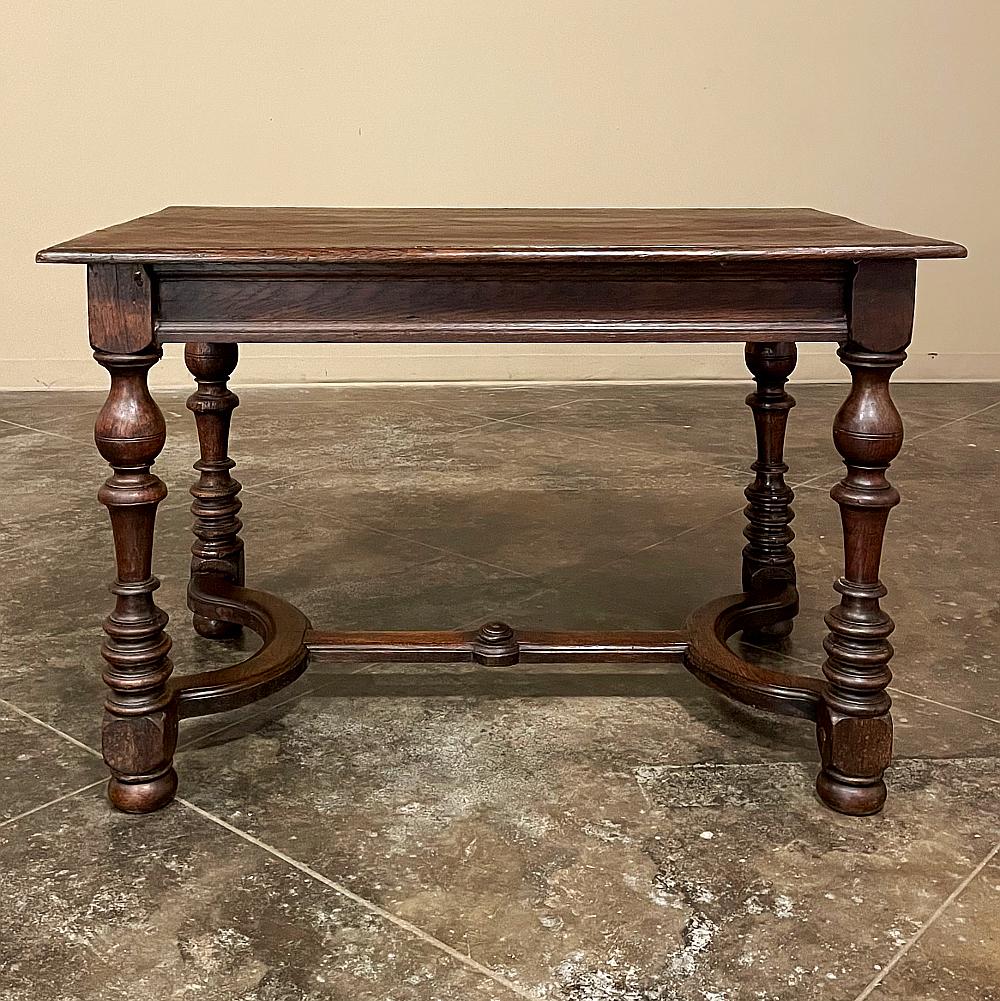 Hand-Crafted 19th Century English Jacobean End Table For Sale