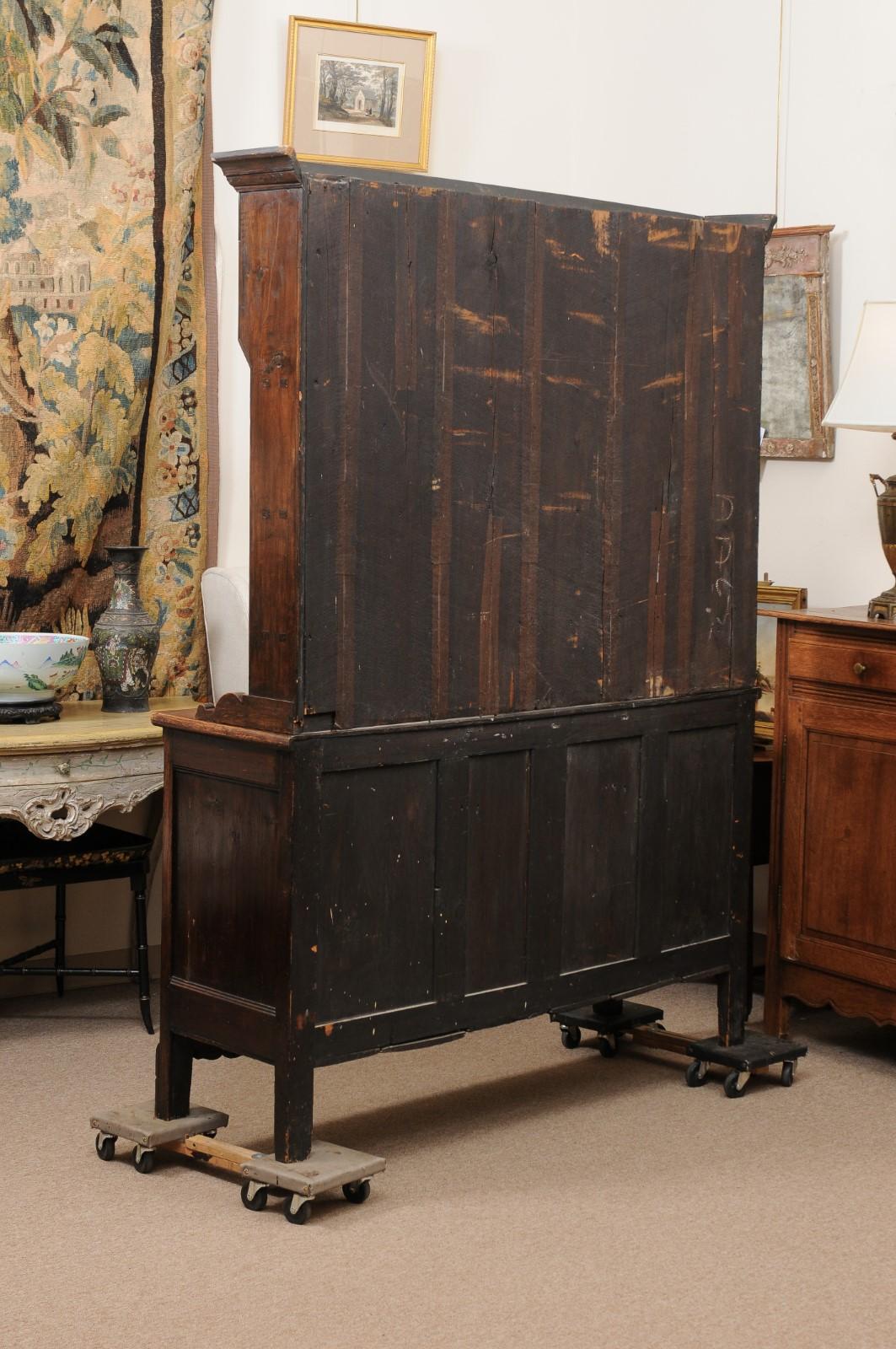 19th Century English Jacobean Style Oak Dresser Base  For Sale 10