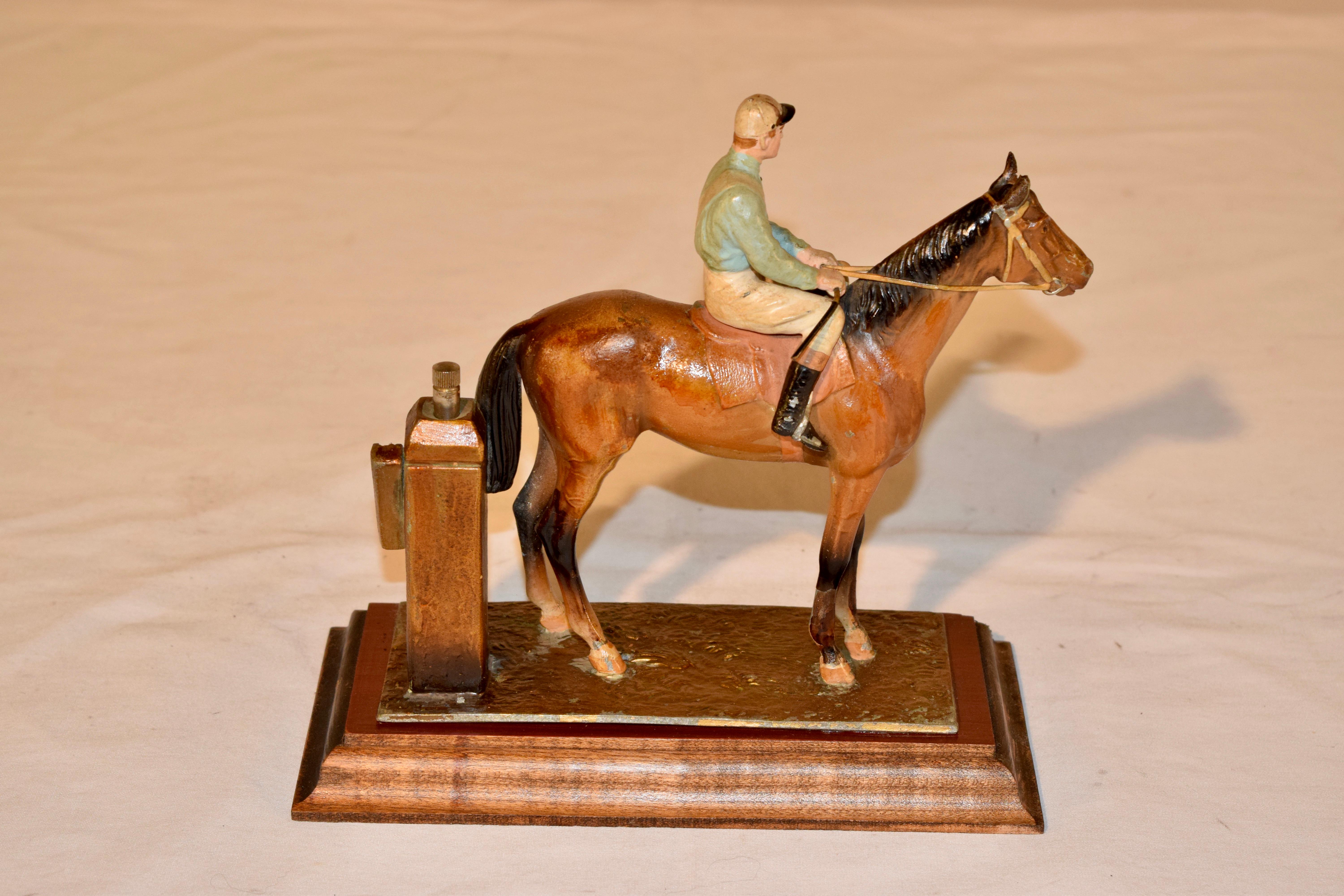 19th Century English Jockey Striker In Good Condition For Sale In High Point, NC