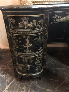 19th Century English Kidney Shape Desk