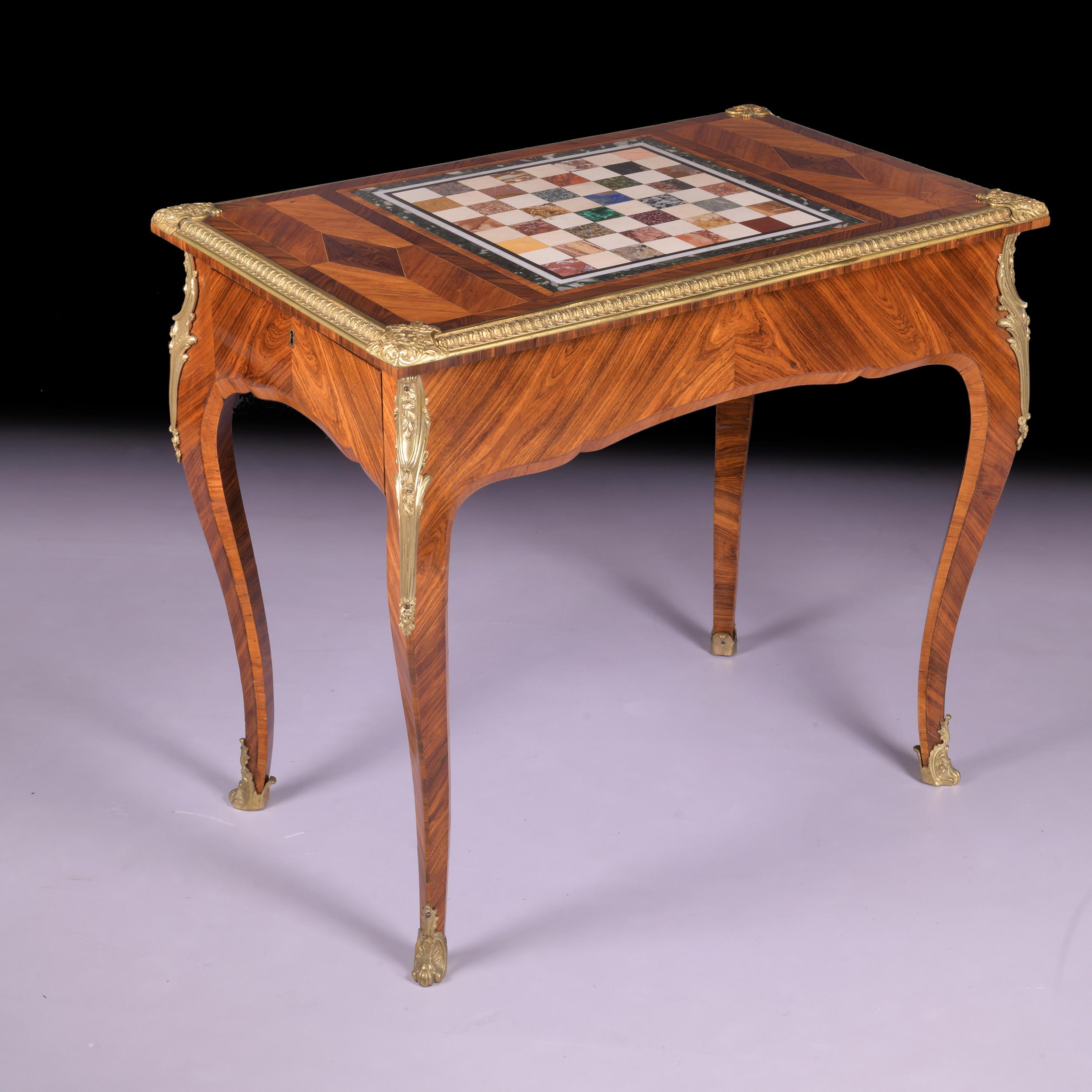 square centre table with marble top