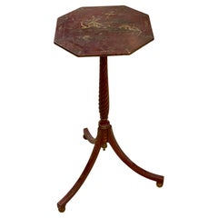 19th Century English Lacquered Chinoiserie Stand