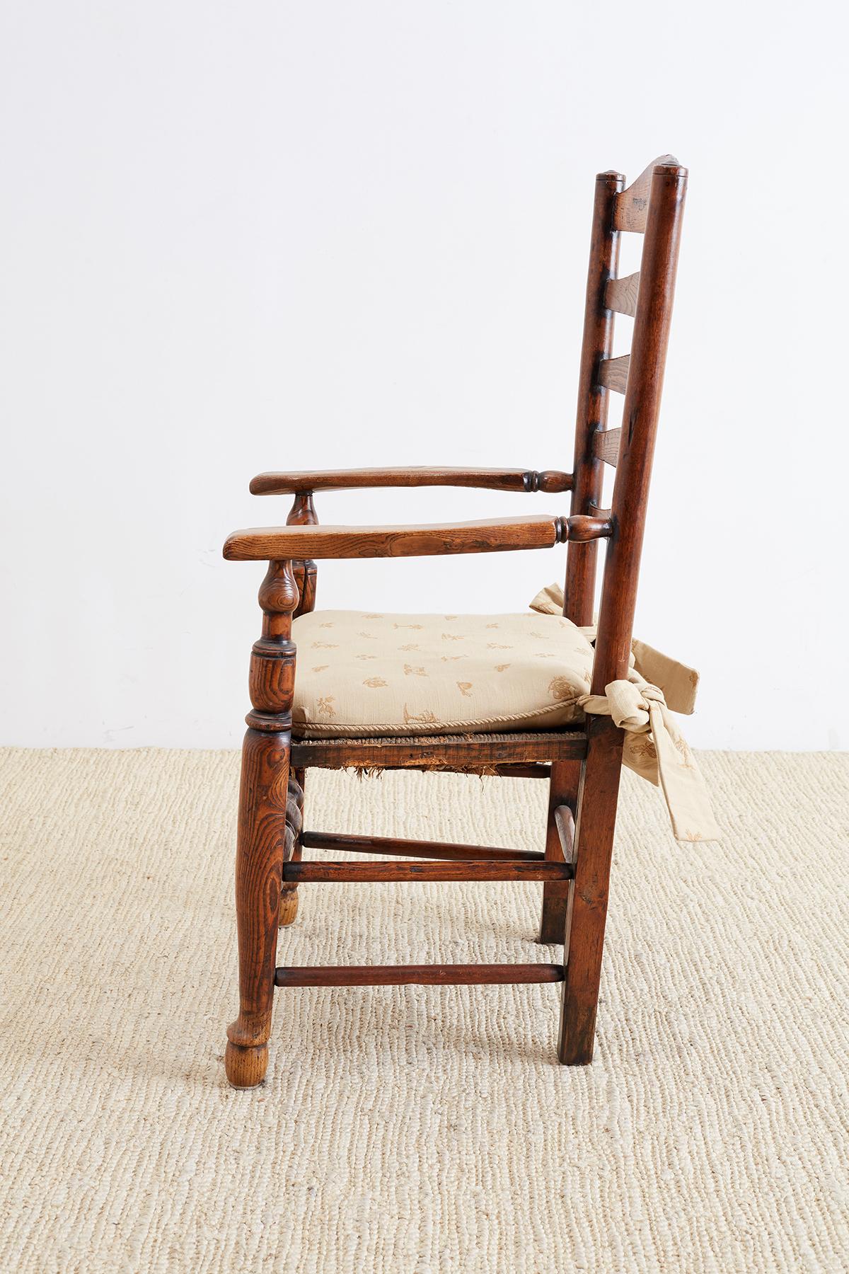 english ladder back chairs