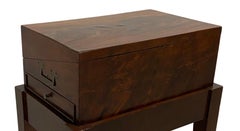 19th Century English Lap Desk on Stand
