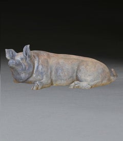 19th Century English Lead Pig
