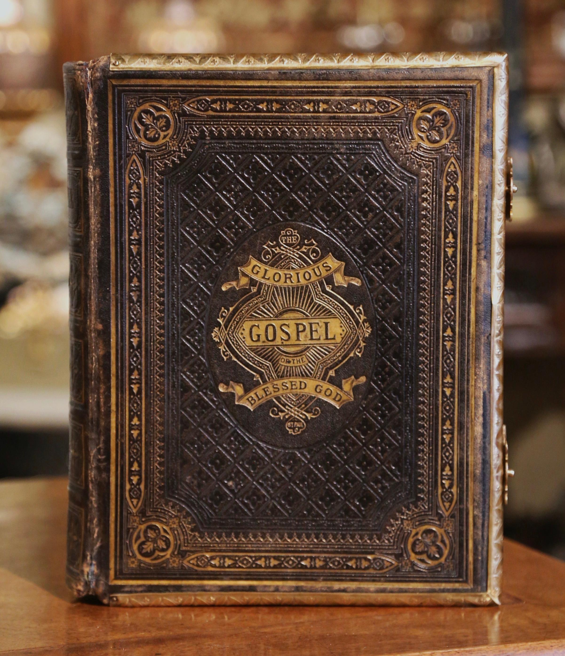 This beautiful antique family bible, titled 