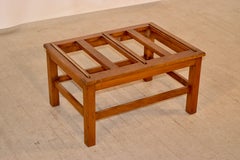 19th Century English Luggage Stand