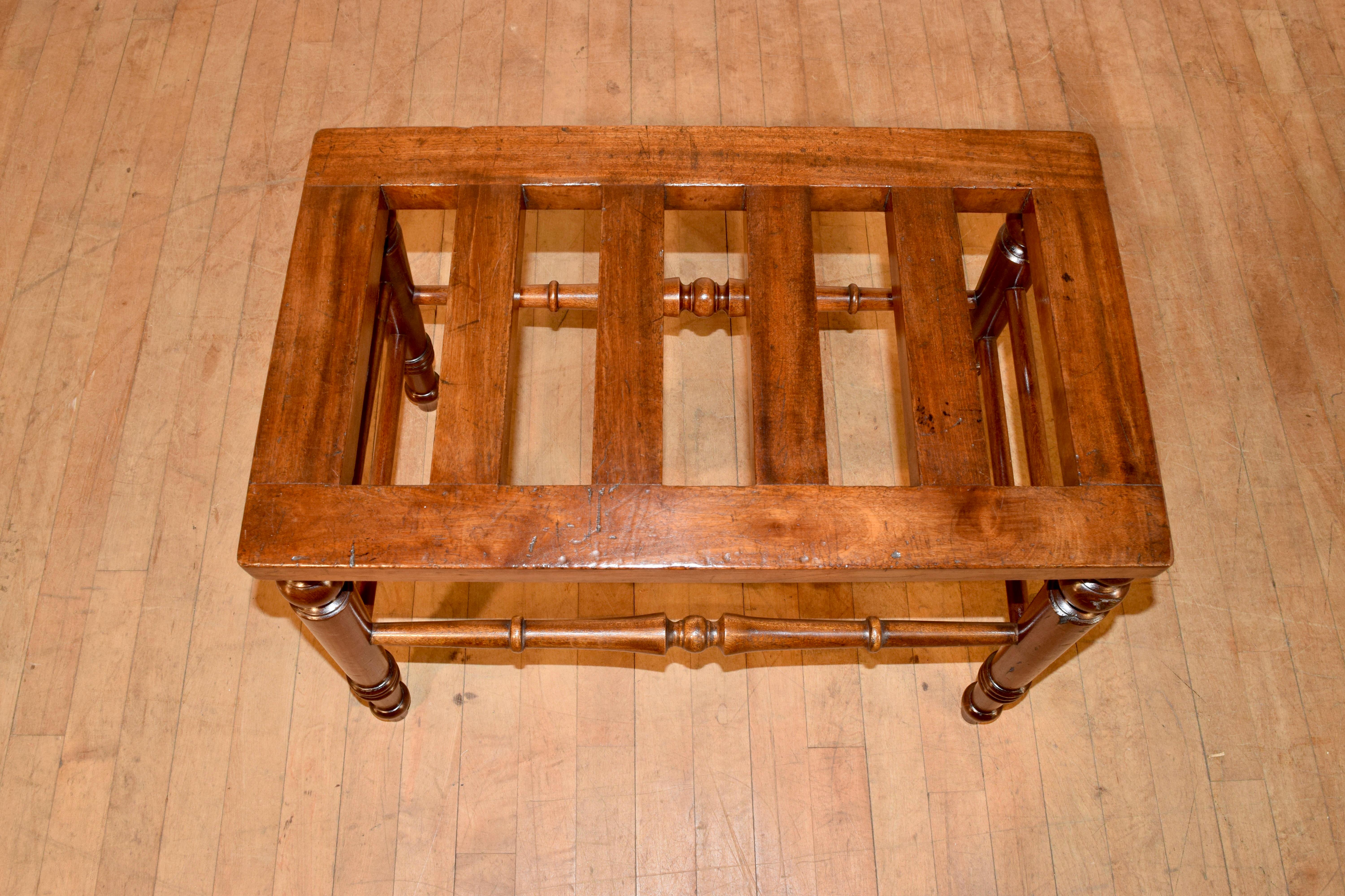 19th Century English Luggage Stand  For Sale 1