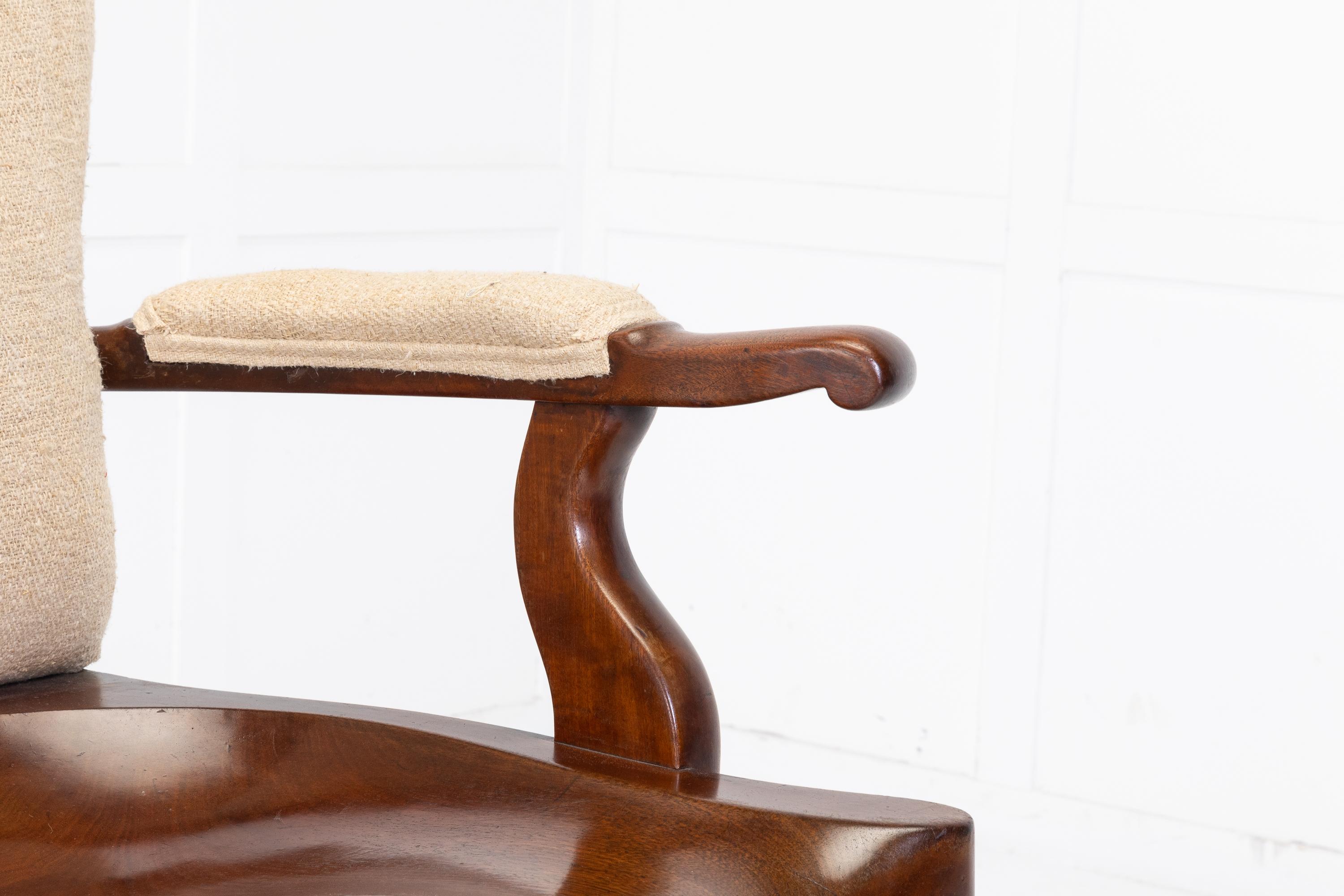 Englischer Mahagoni-Sessel aus dem 19. Jahrhundert im Zustand „Gut“ im Angebot in Gloucestershire, GB
