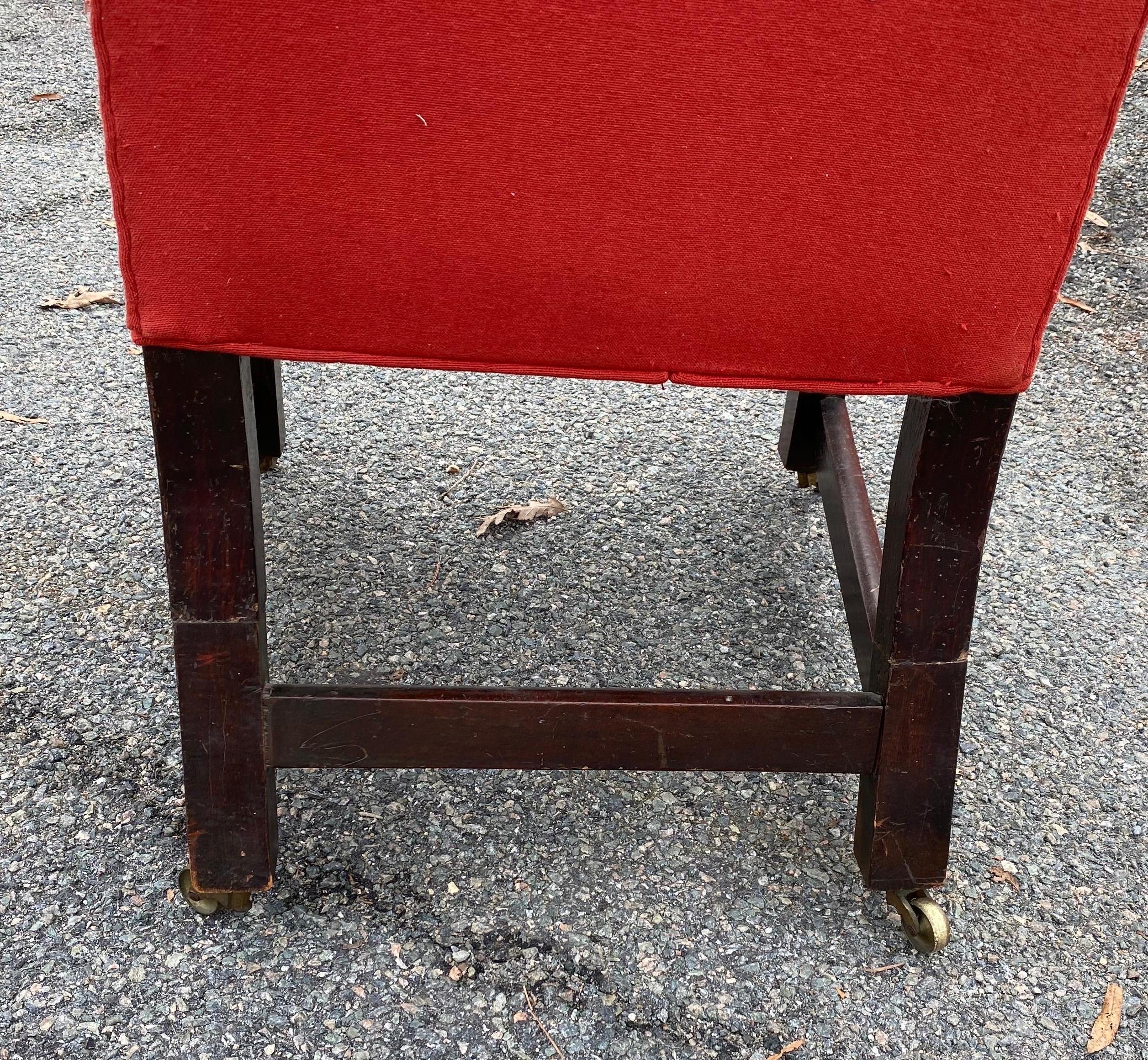 Englischer Mahagoni-Sessel aus dem 19. Jahrhundert im Angebot 5
