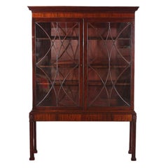 Antique 19th Century English Mahogany Bookcase