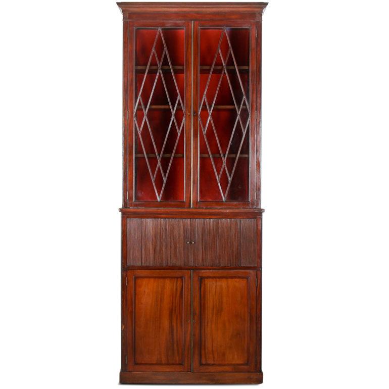 19th Century English Mahogany Bookcase 