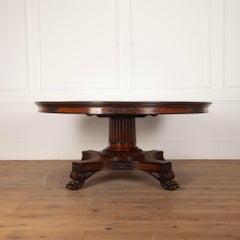 19th Century English Mahogany Centre Table