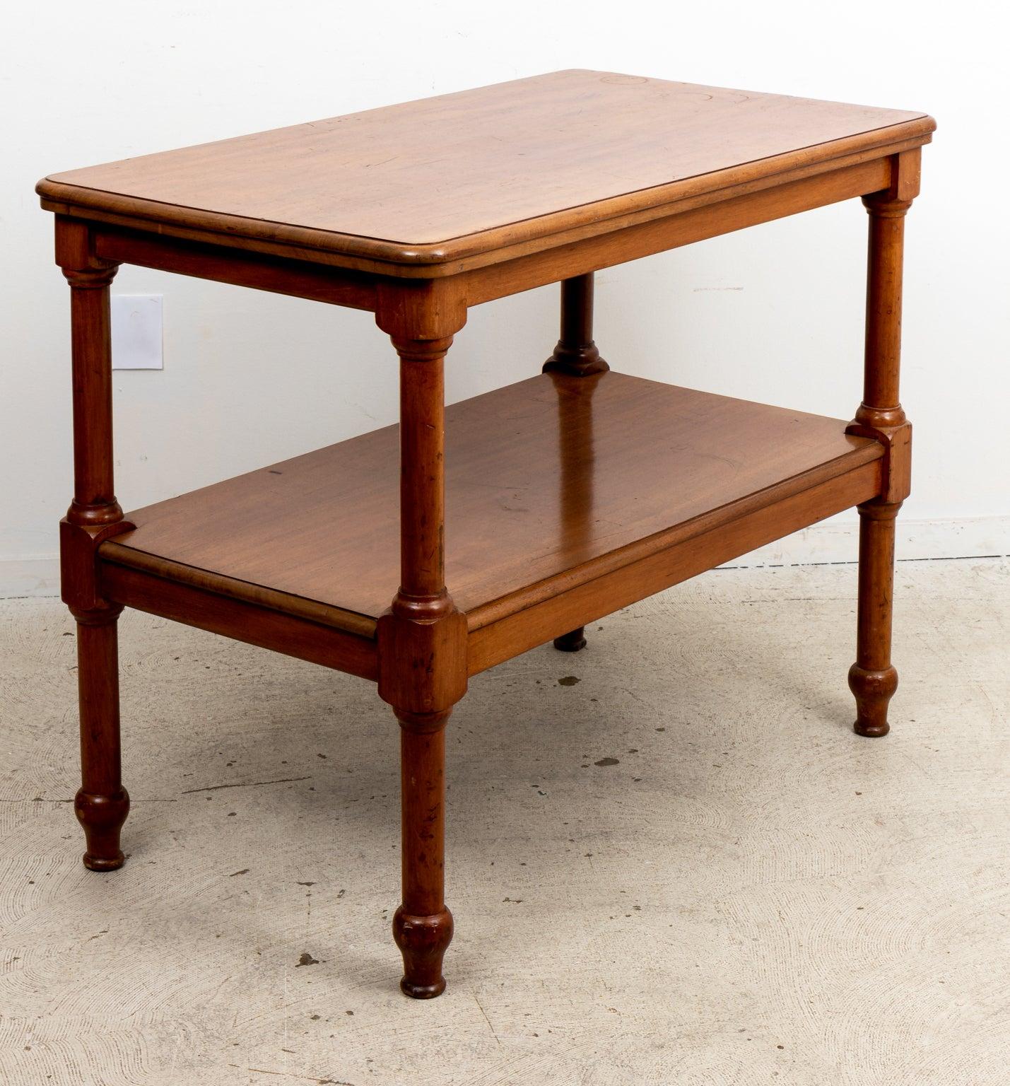 19th Century English Mahogany Console Table For Sale 2