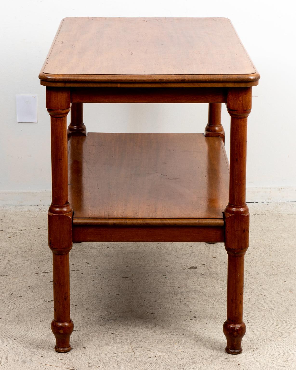 19th Century English Mahogany Console Table For Sale 3