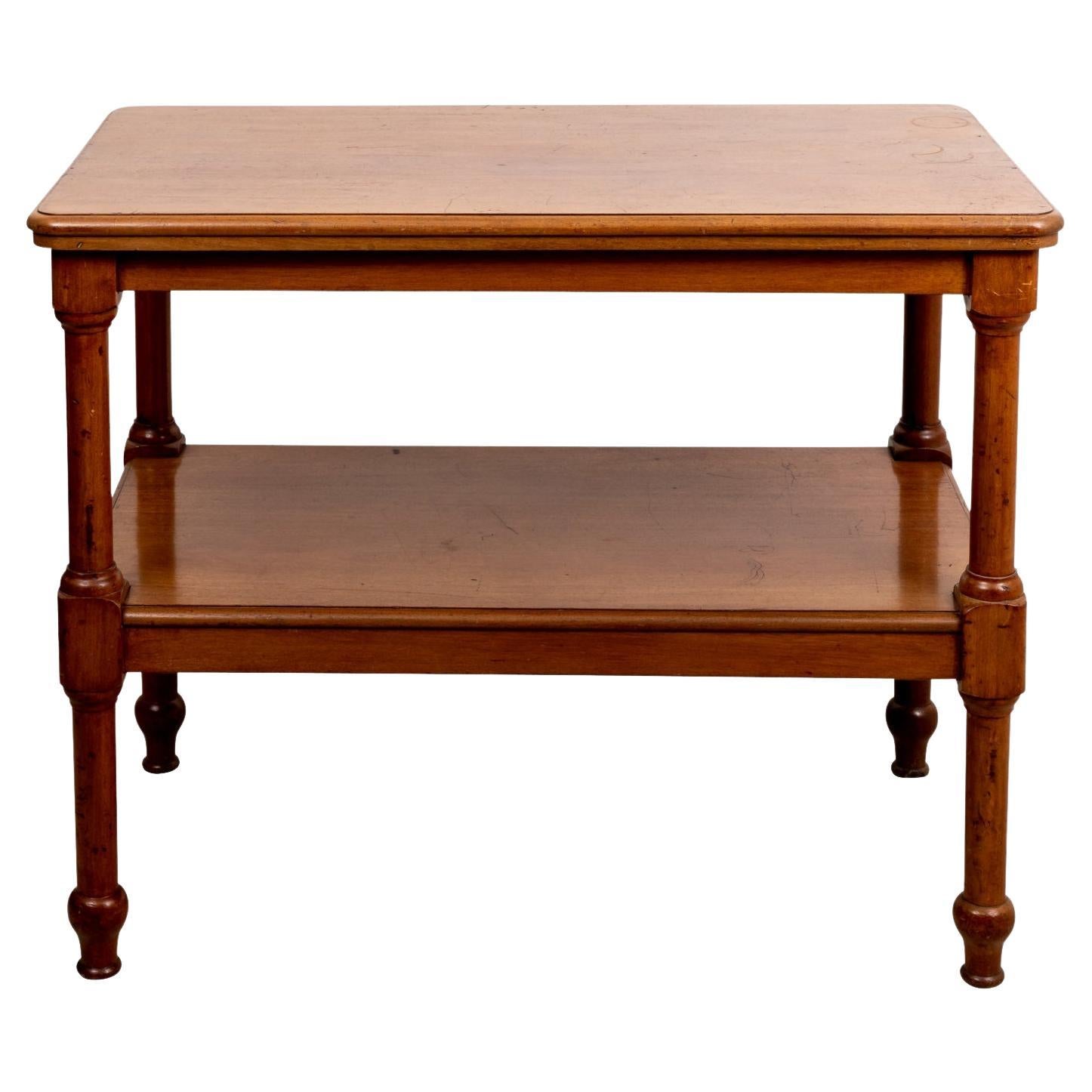 19th Century English Mahogany Console Table