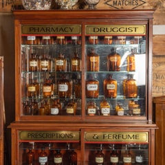 19th Century, English Mahogany Display Cabinet, c.1860