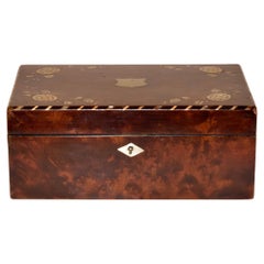 Antique 19th Century English Mahogany Dresser Box