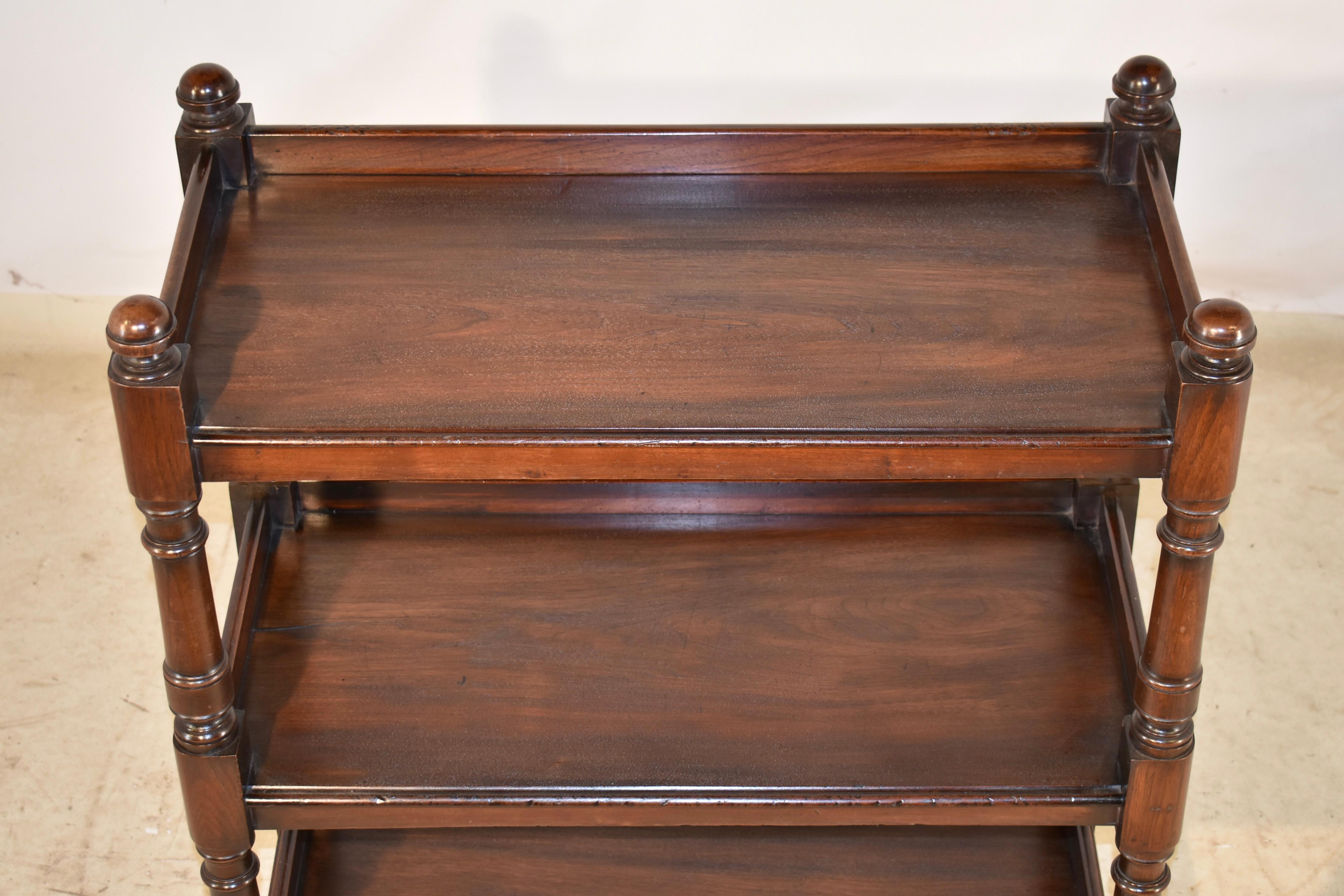 Montavivande inglese in mogano del XIX secolo in vendita 2