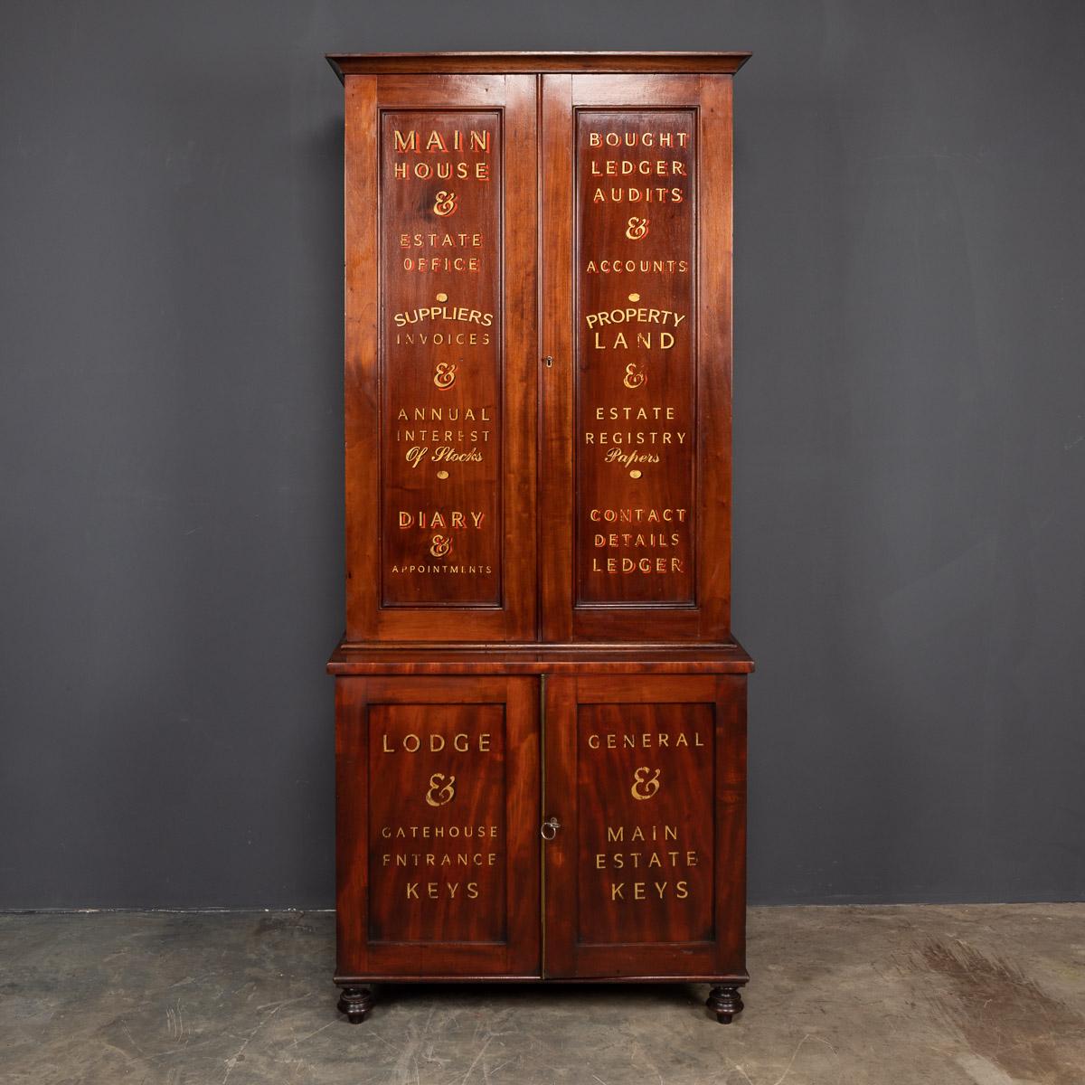 Antique early-20th century French glass-fronted limed display cabinet with four storage drawers to the base.

Measures: Height: 203cm
Width: 158cm
Depth: 38cm.