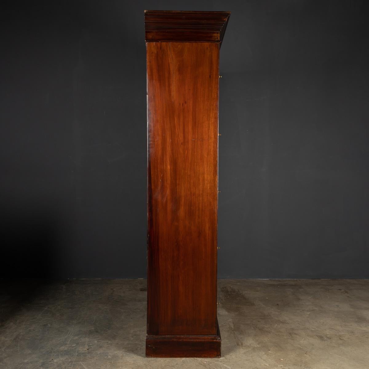 19th Century English Mahogany Estate Office Lockers, c.1890 2