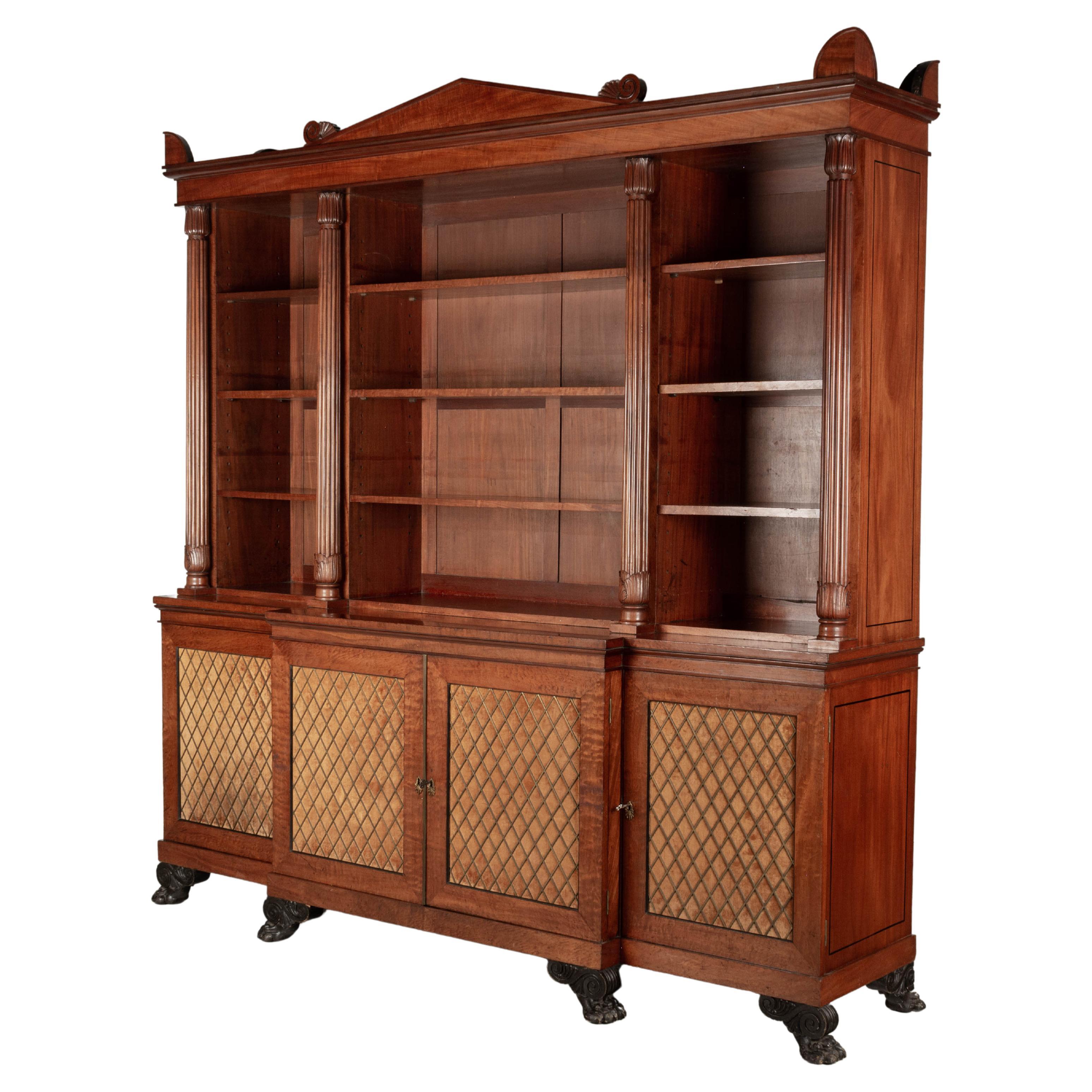 Antique Archival Library Bookcase by Snead and Company at 1stDibs