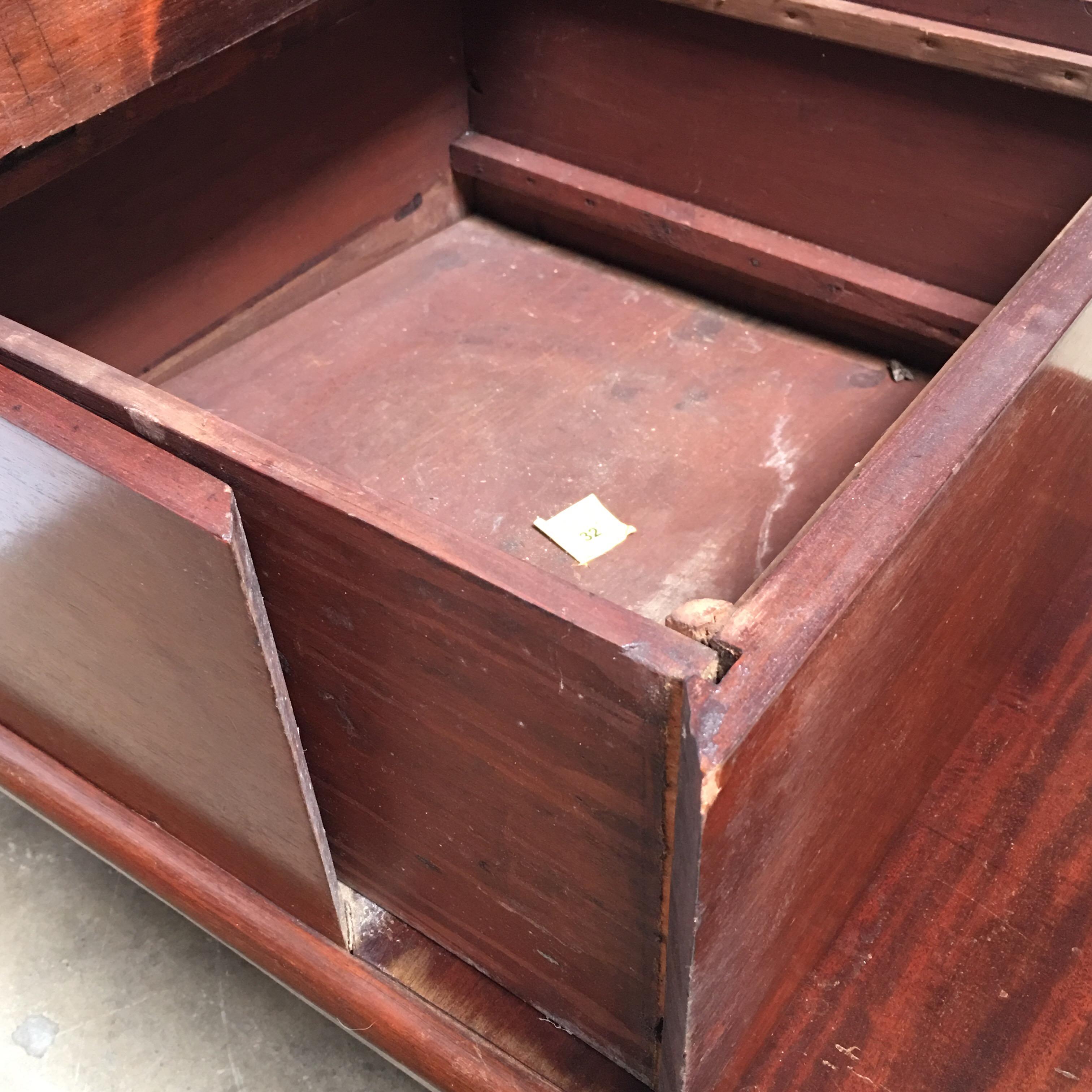 19th Century English Mahogany Library Steps 8