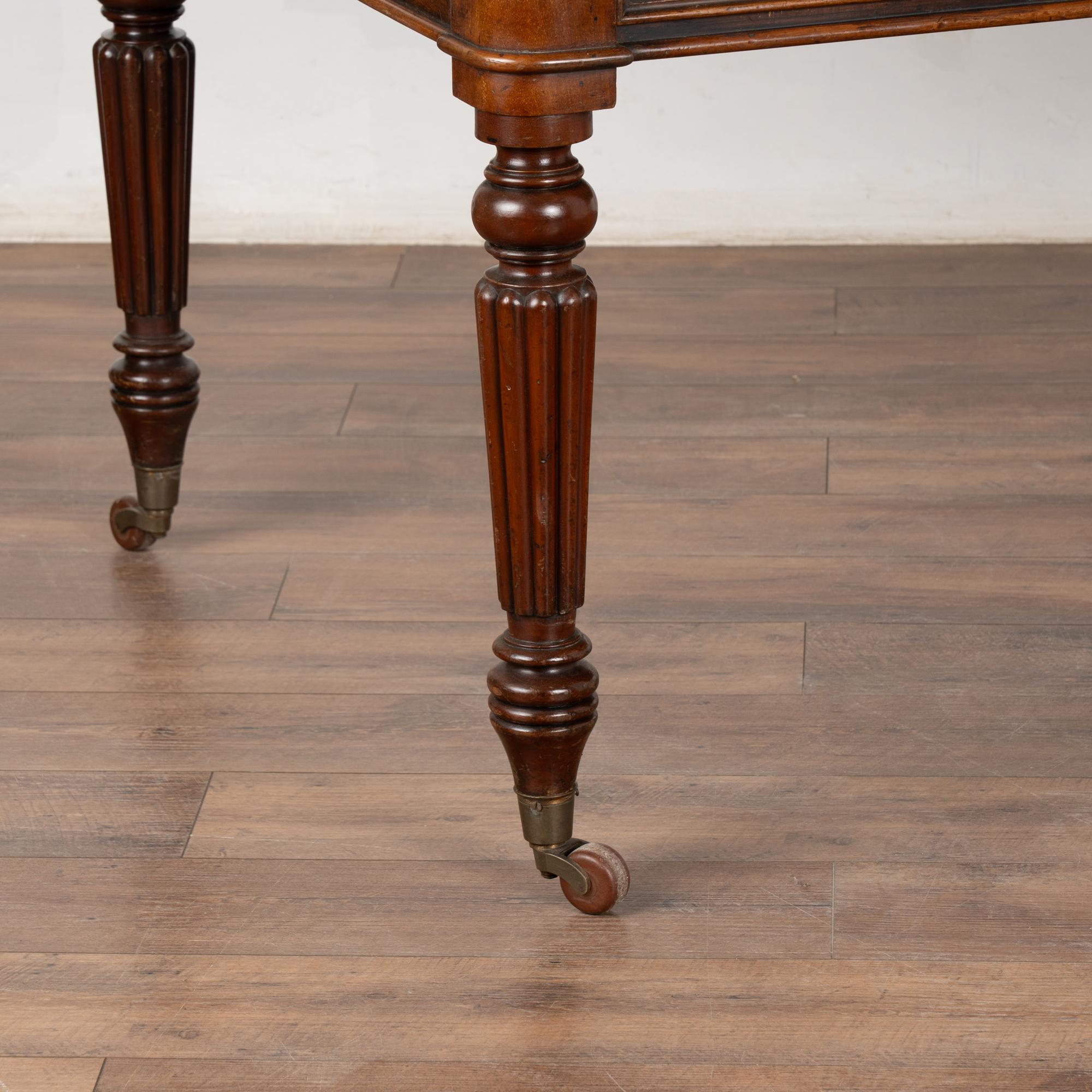 19th Century English Mahogany Partners Desk 6