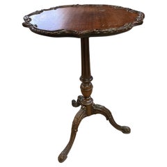 Table à pâtisserie anglaise en acajou du 19e siècle