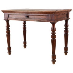 19th Century English Mahogany Privacy Desk Writing Table