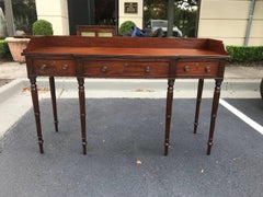 19th Century English Mahogany Regency Style Server
