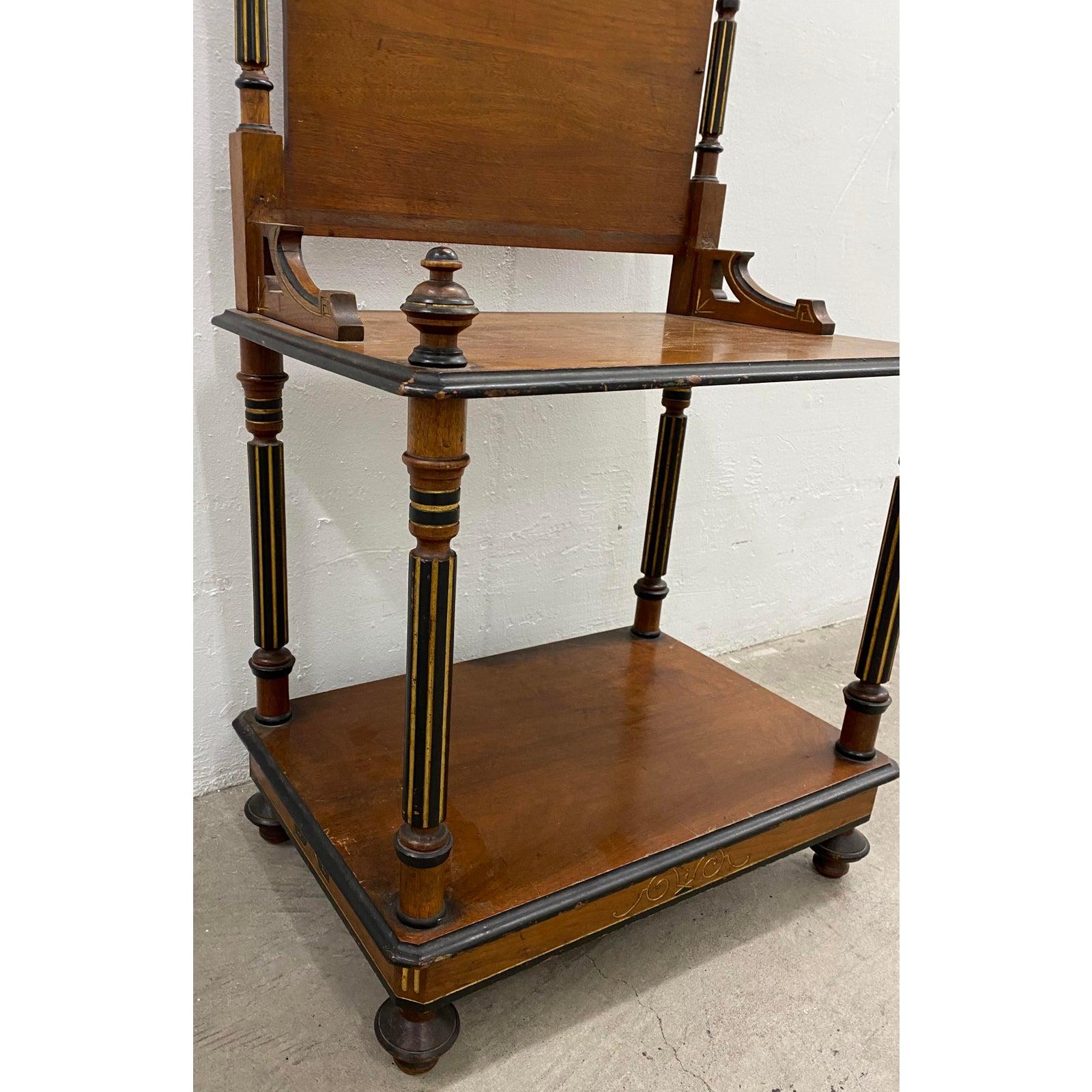 19th Century English Mahogany Server / Console Table In Good Condition In San Francisco, CA