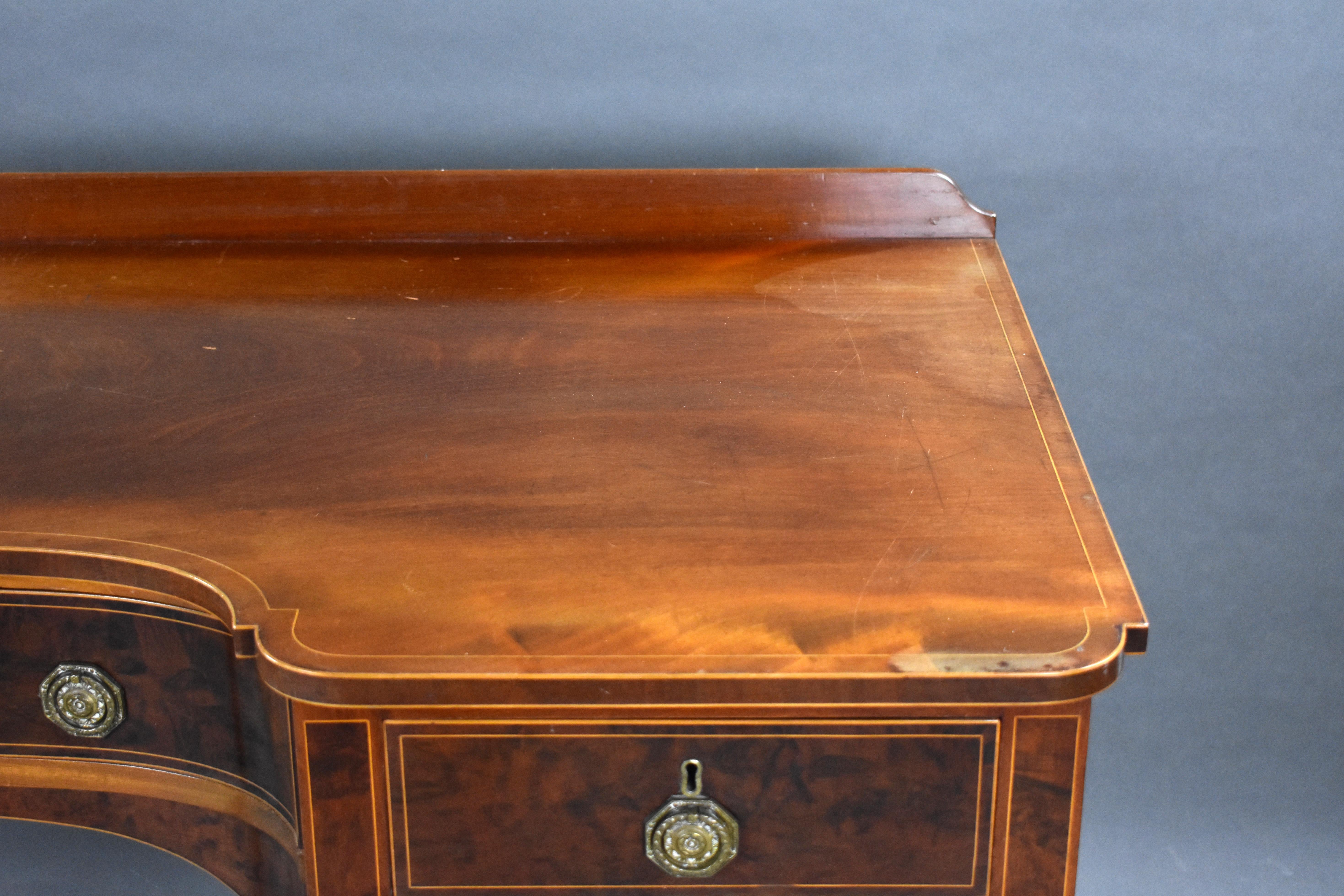 19th Century English Mahogany Server For Sale 5