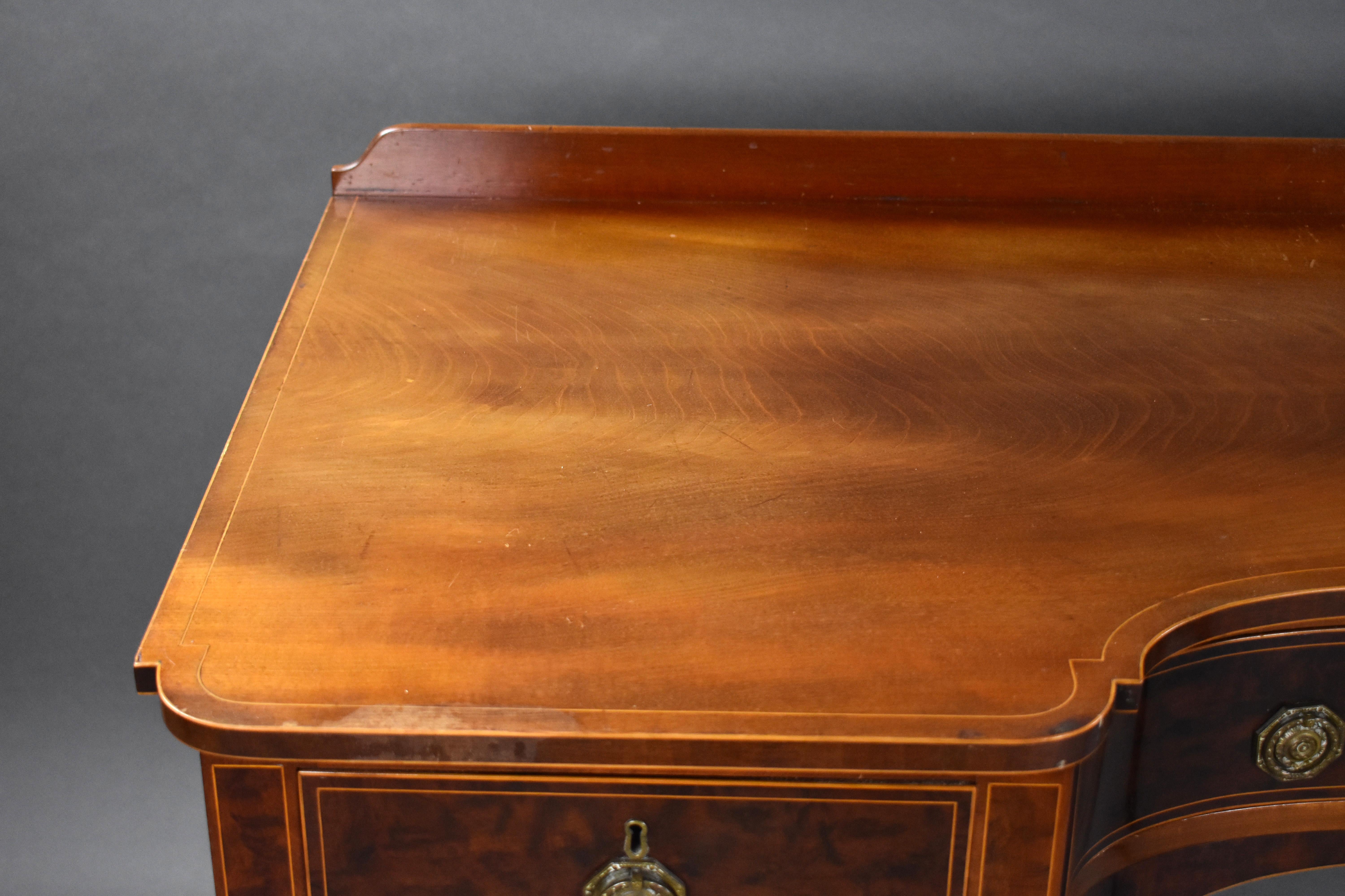 19th Century English Mahogany Server For Sale 3