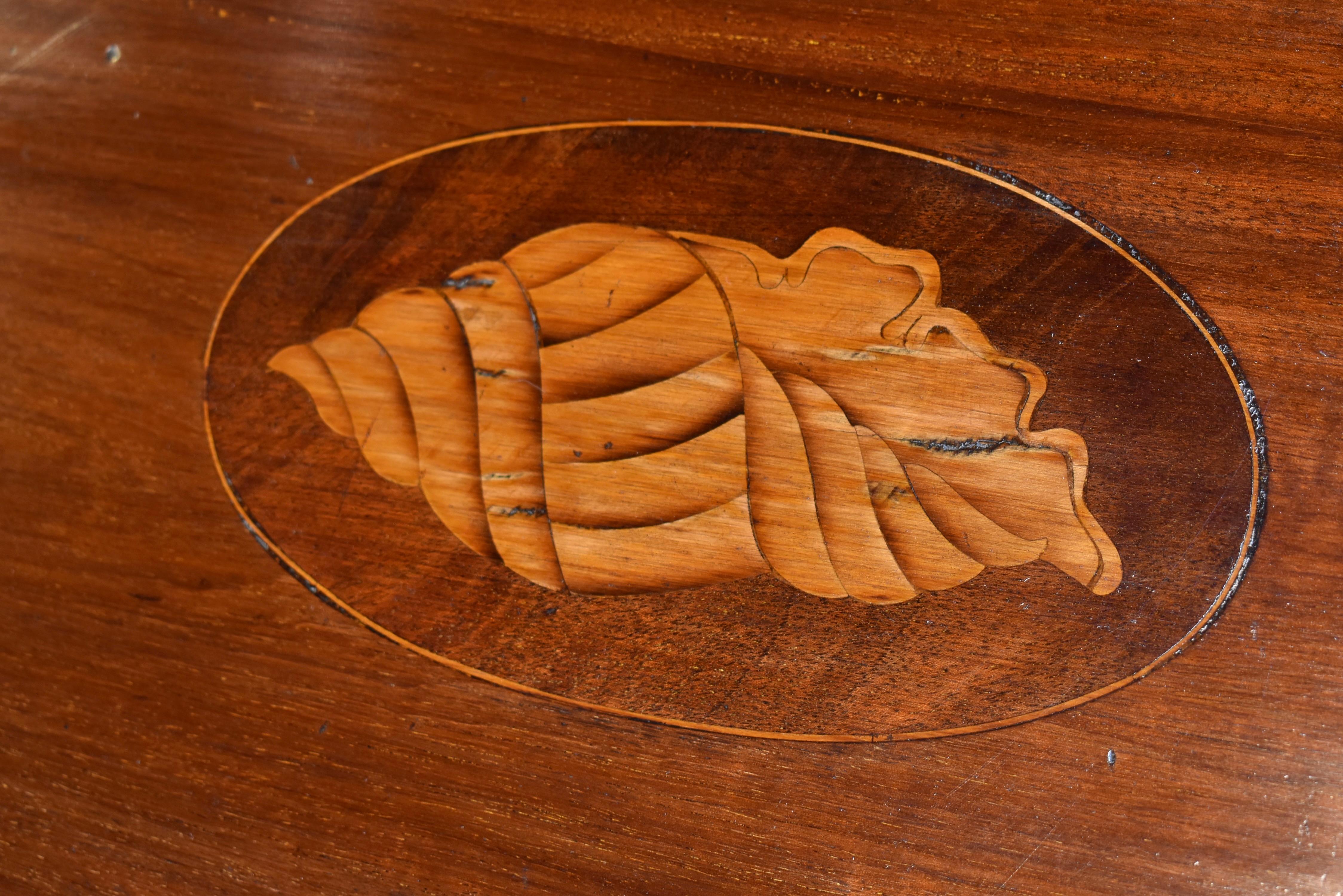 19th Century English Mahogany Serving Tray with Gallery For Sale 1