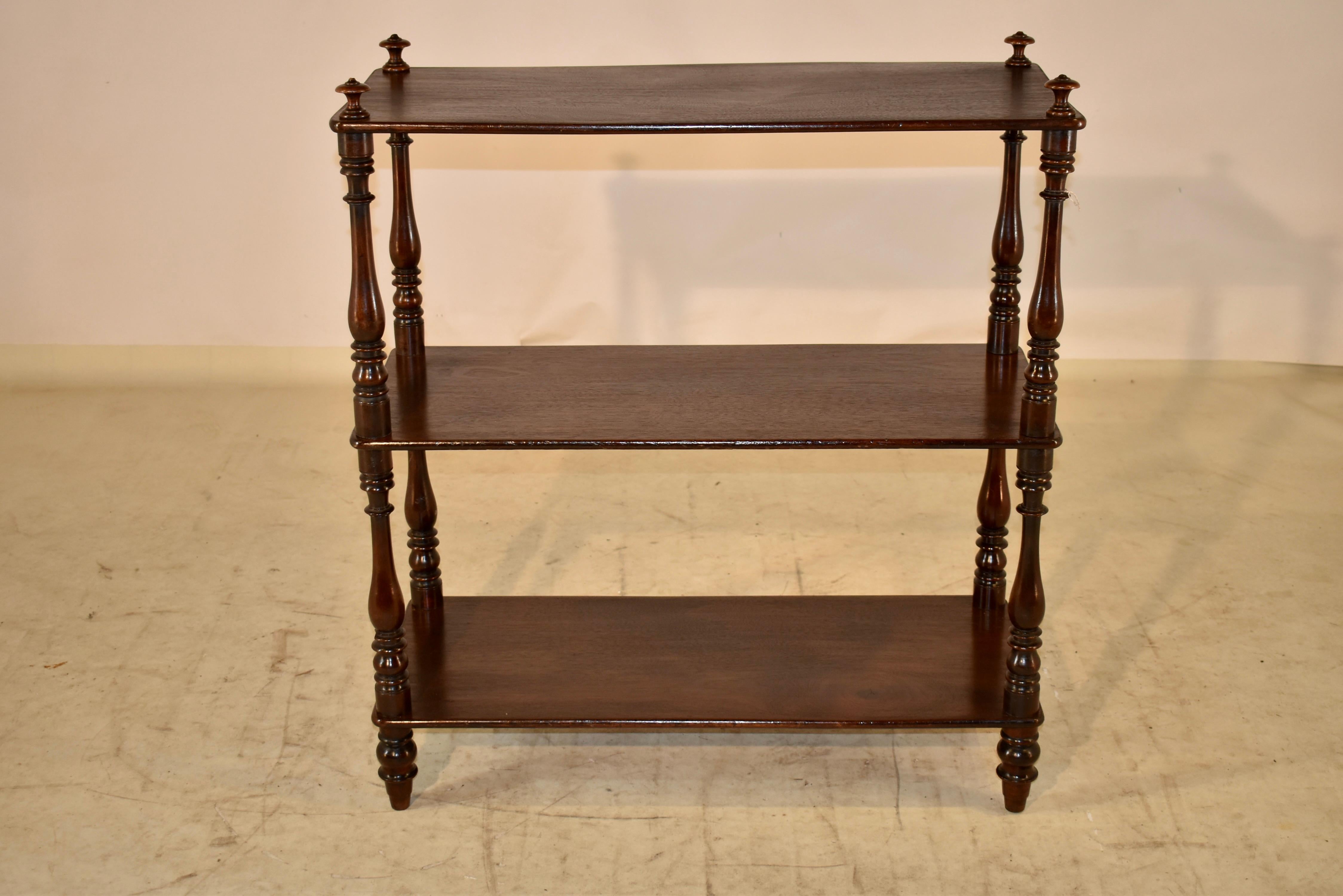 19th Century English Mahogany Shelf For Sale 1