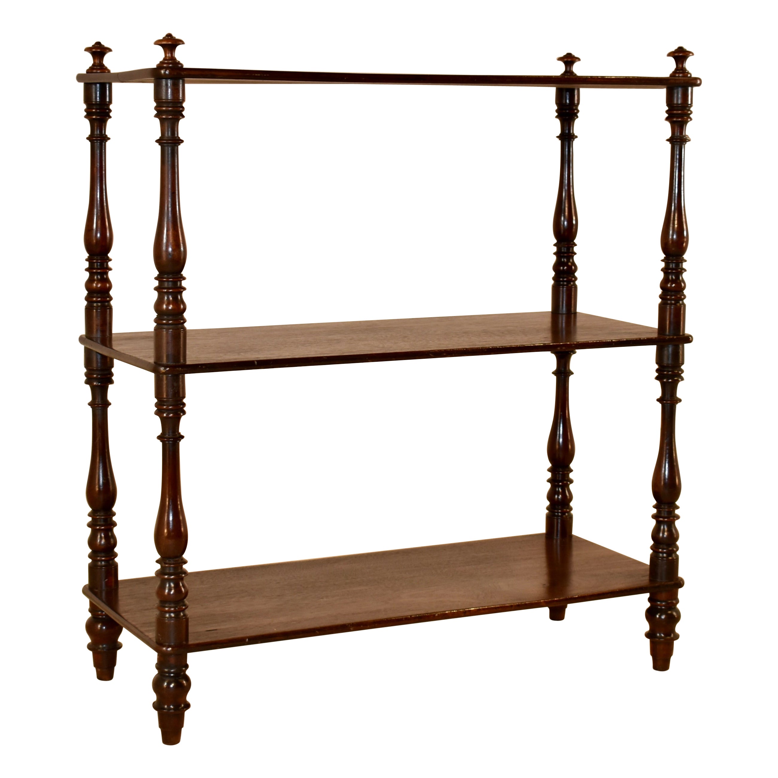 19th Century English Mahogany Shelf