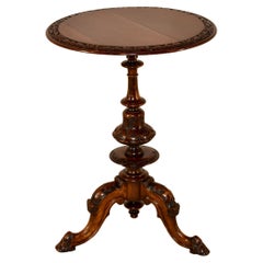 19th Century English Mahogany Side Table