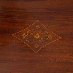 19th Century English Mahogany Side Table with Slim Profile