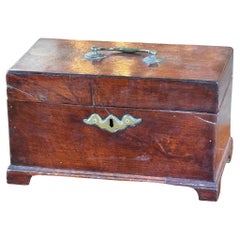 19th Century English Mahogany Tea Caddy