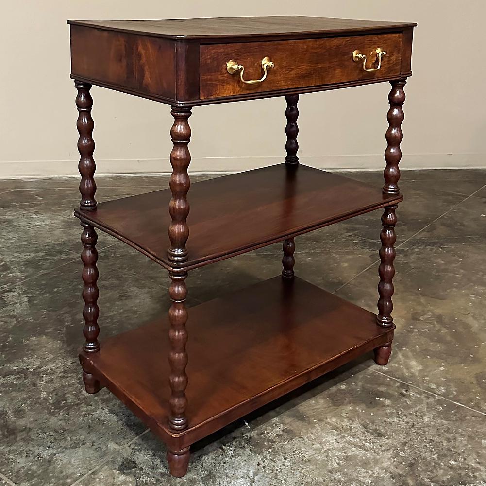 Inglese Credenza inglese in mogano del XIX secolo, servitore per il tè in vendita