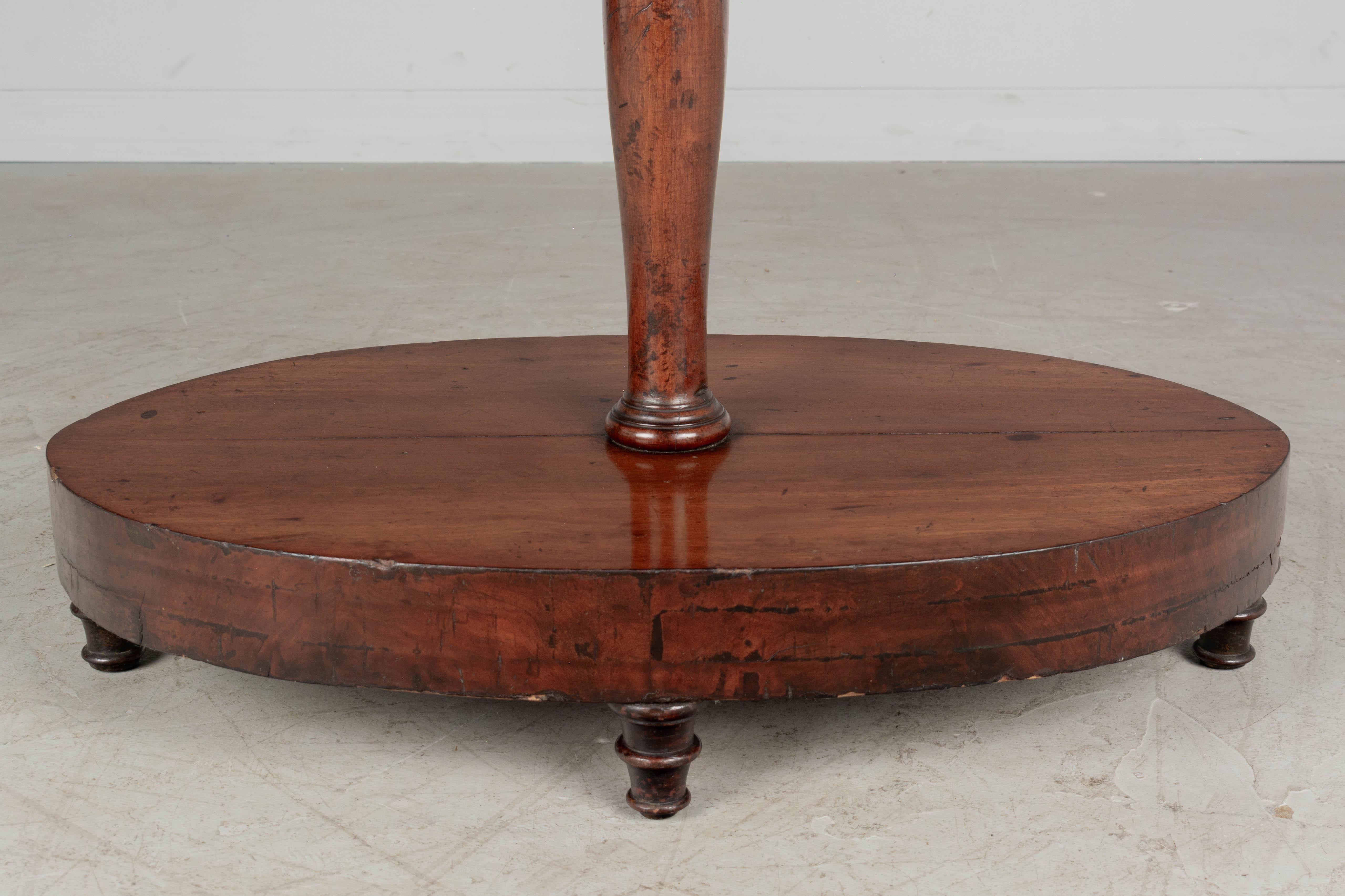 19th Century English Mahogany Tiered Table or Stand For Sale 2