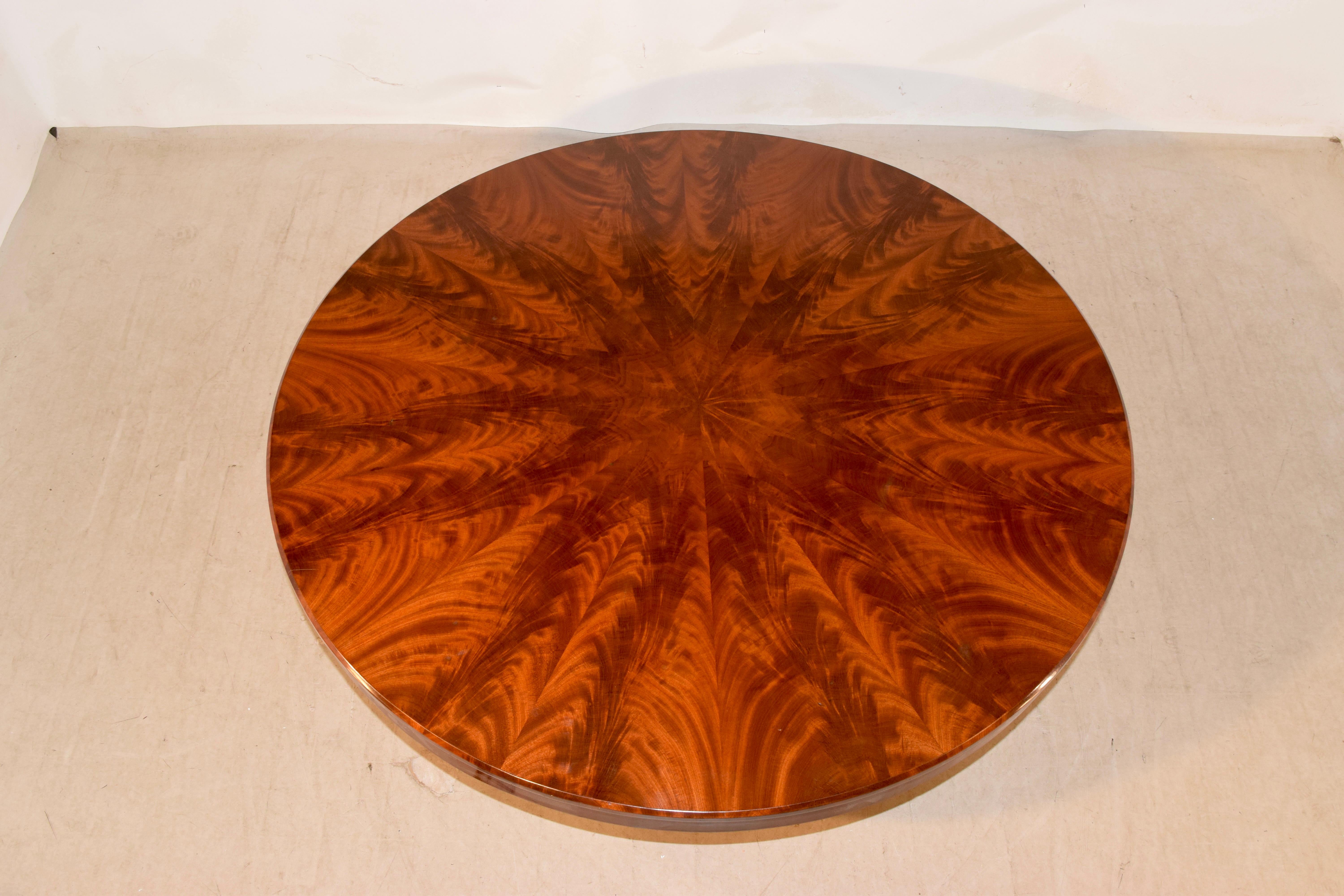 19th Century English Mahogany Tilt-Top Table For Sale 11