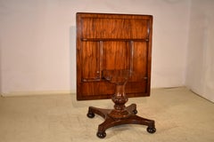 19th Century English Mahogany Tilt-Top Table