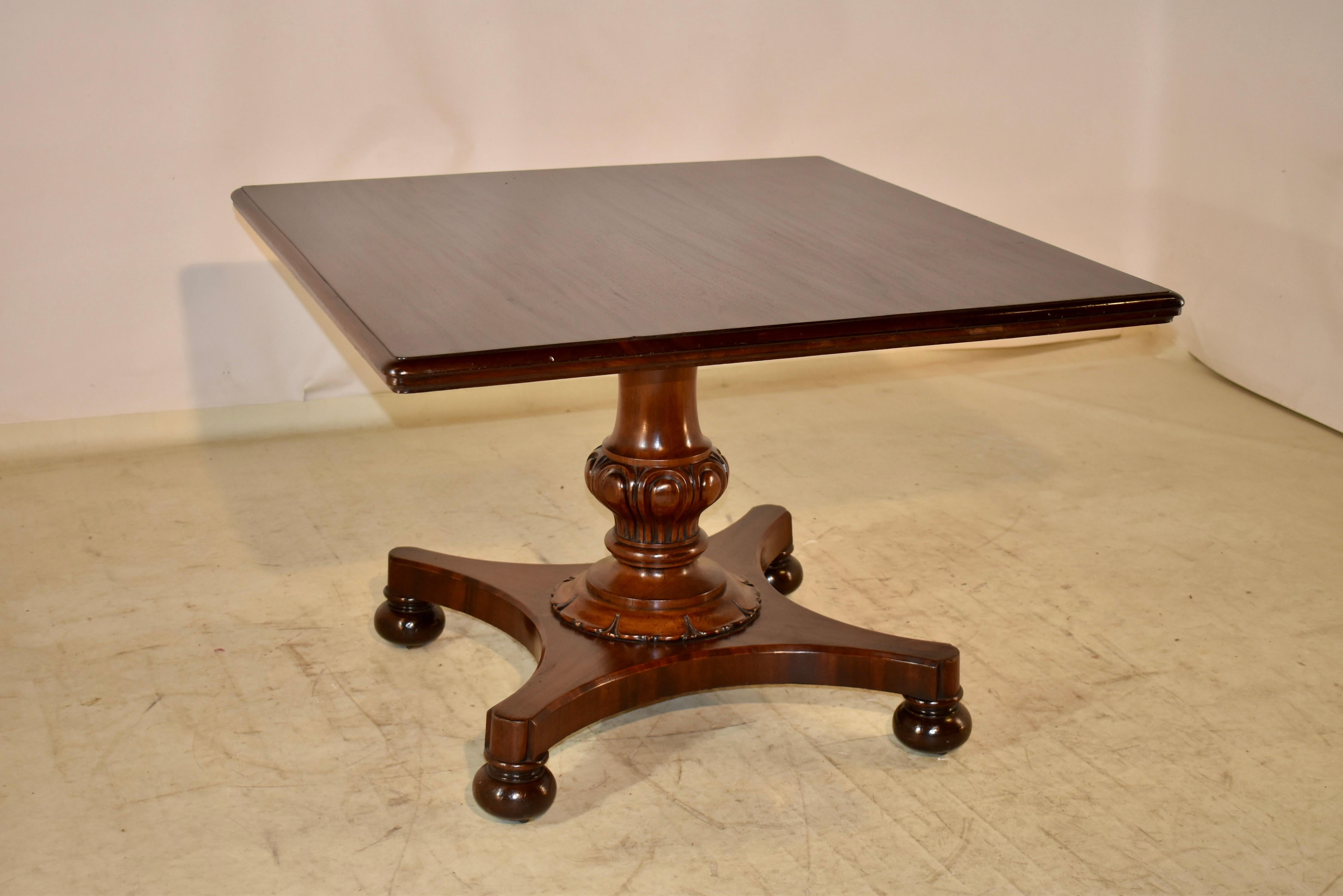 19th Century English Mahogany Tilt-Top Table For Sale 4