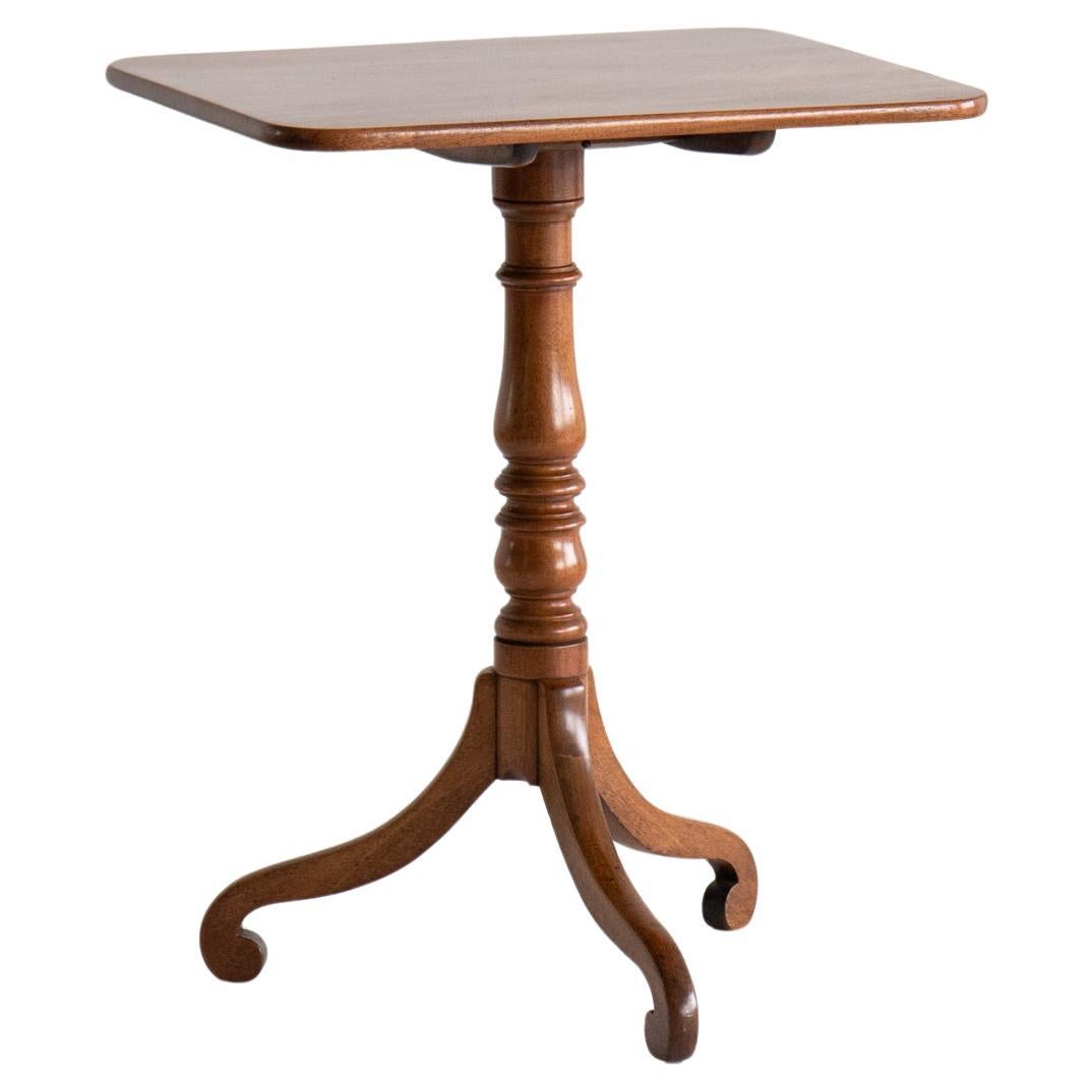 19th Century English Mahogany Tilt-Top Table